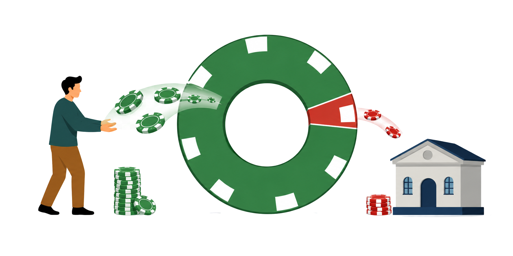 Illustration: RTP vs House Edge explained in plain English