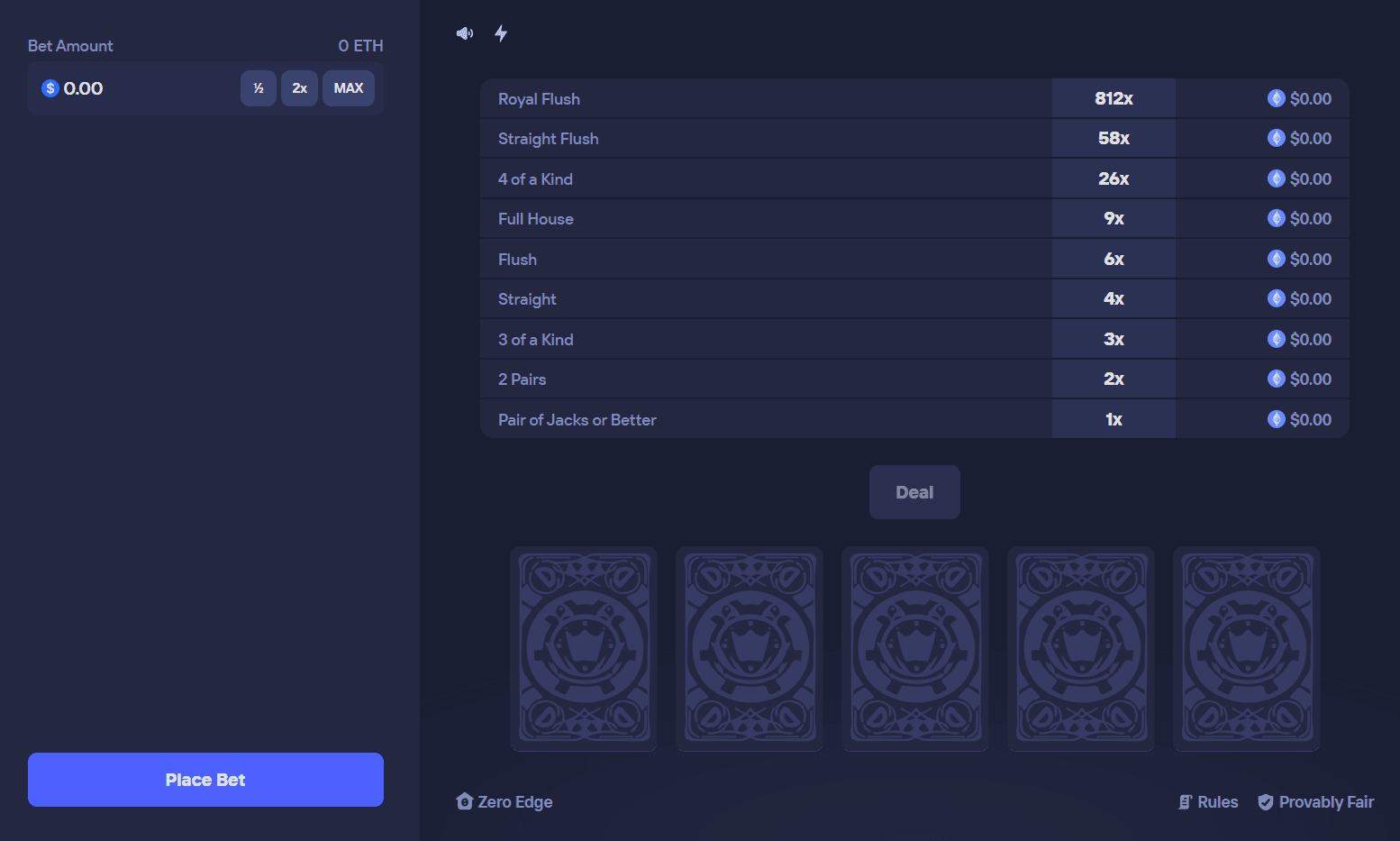 9/6 Jacks or Better Optimal EV Decision Engine